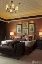 家装卧室美式布艺沙发装修效果图片