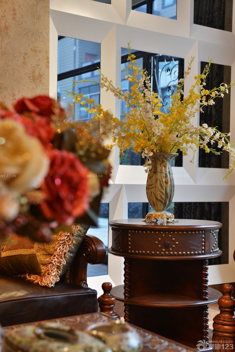 经典客厅小美式家具装修效果图片大全