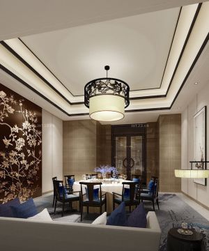 2025豪华餐厅包房装修效果图