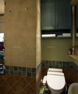 25-30平方小户型美式卫生间装修图片欣赏