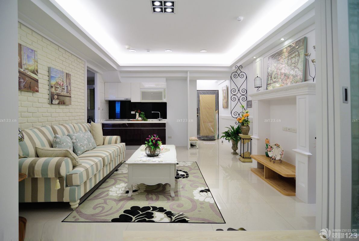 2025精品美式乡村小户型装修实景图片