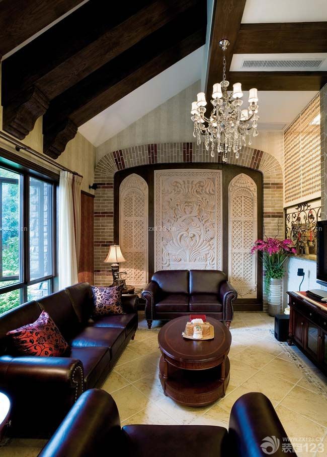 2025美式沙发背景墙造型图片