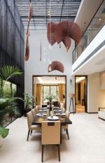 特色餐厅顶上吊顶图片