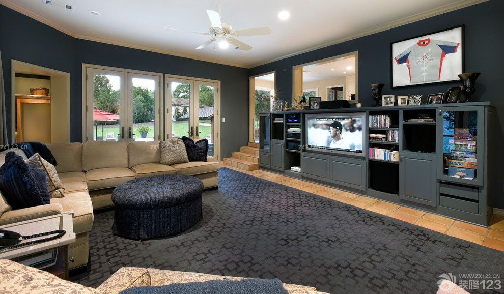 2025最新美式休闲风格电视柜设计图片