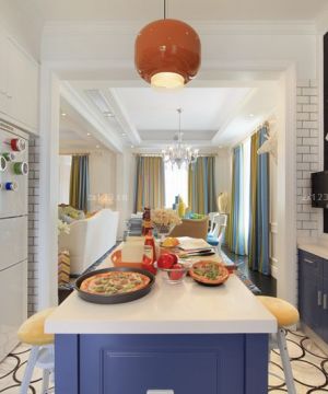 2023最新家居厨房美式吧台设计效果图赏析