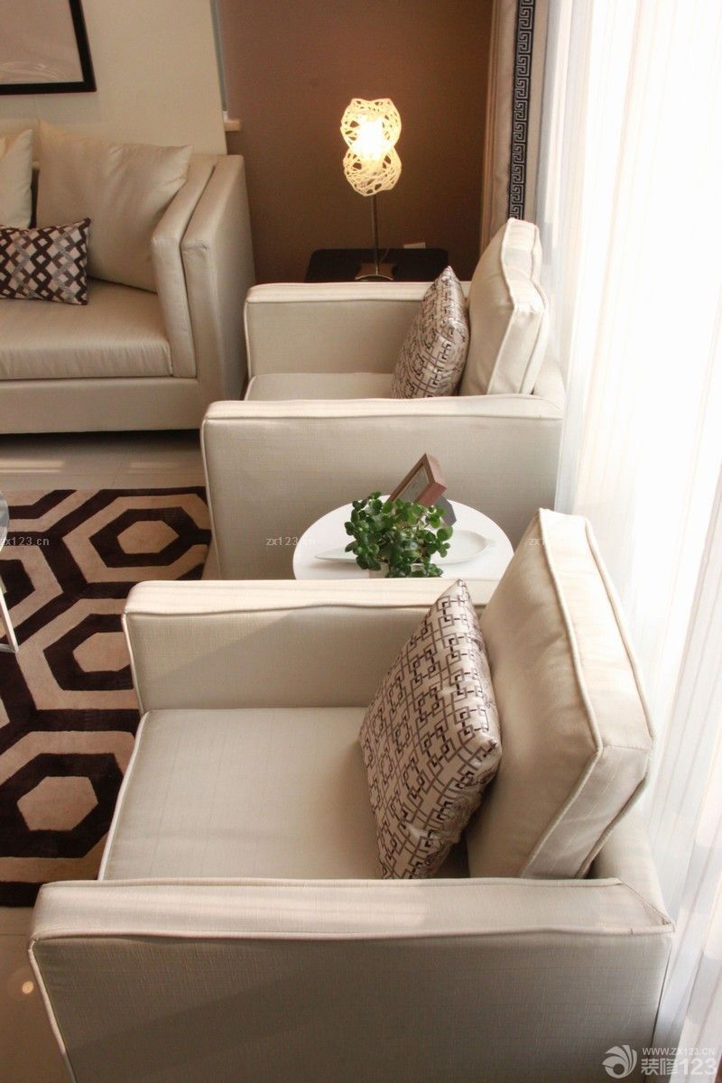 2025家庭客厅现代简约风格家具设计图