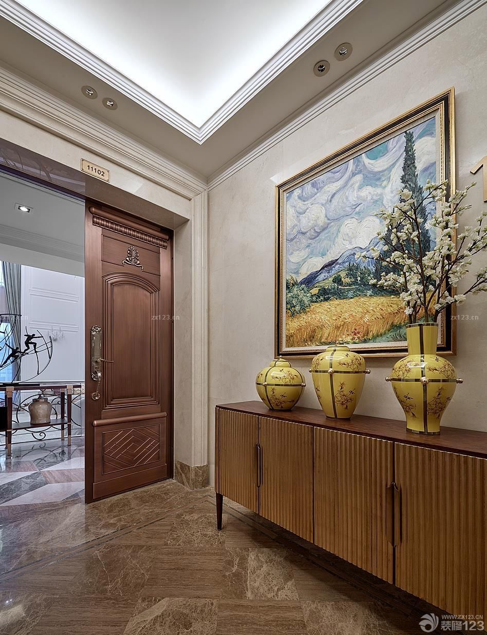 2025进门玄关鞋柜装修效果图