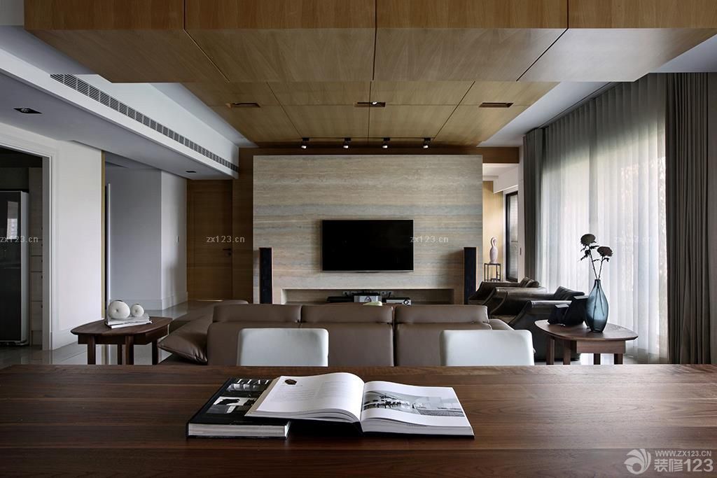 2025现代客厅电视背景墙装修效果图