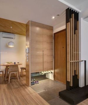 最新进门玄关鞋柜装修效果图片欣赏