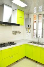 家装样板间厨房颜色搭配实景图欣赏