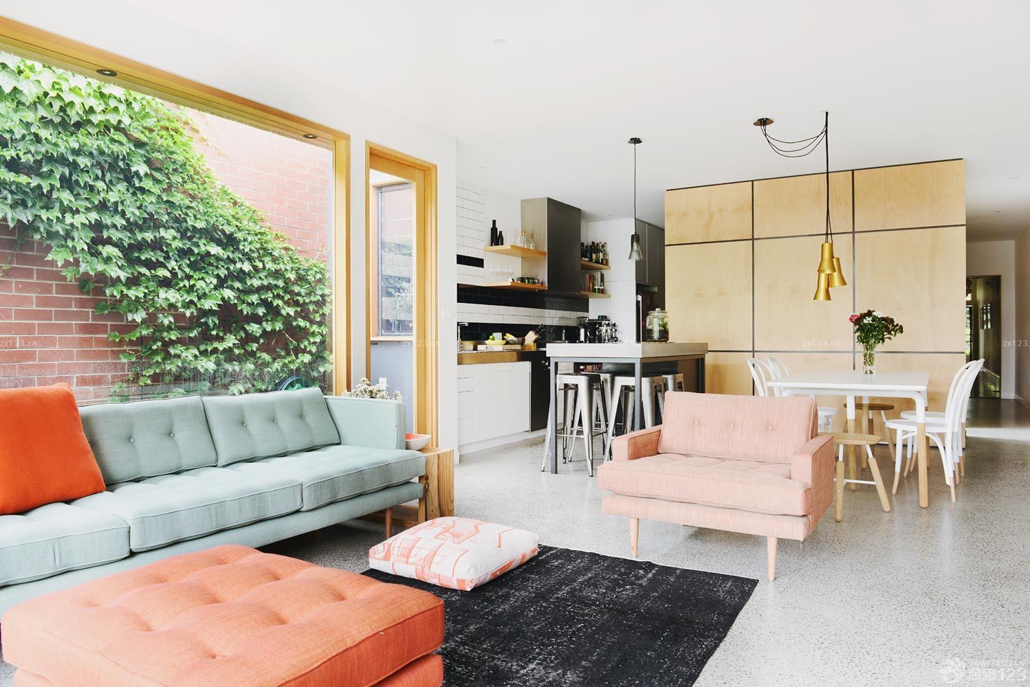 2025家装客厅多人沙发设计效果图