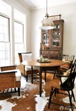 最新家庭餐厅美式餐边柜设计图片大全