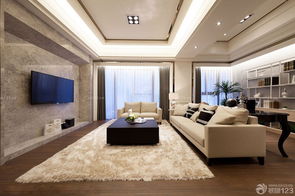 2025家居客厅电视背景墙装修效果图