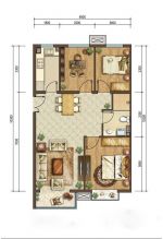 2025三室两厅一卫户型图片