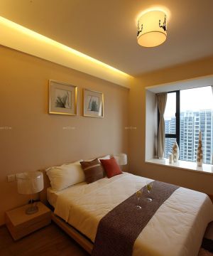 经典现代风格主卧室装修效果图片2025