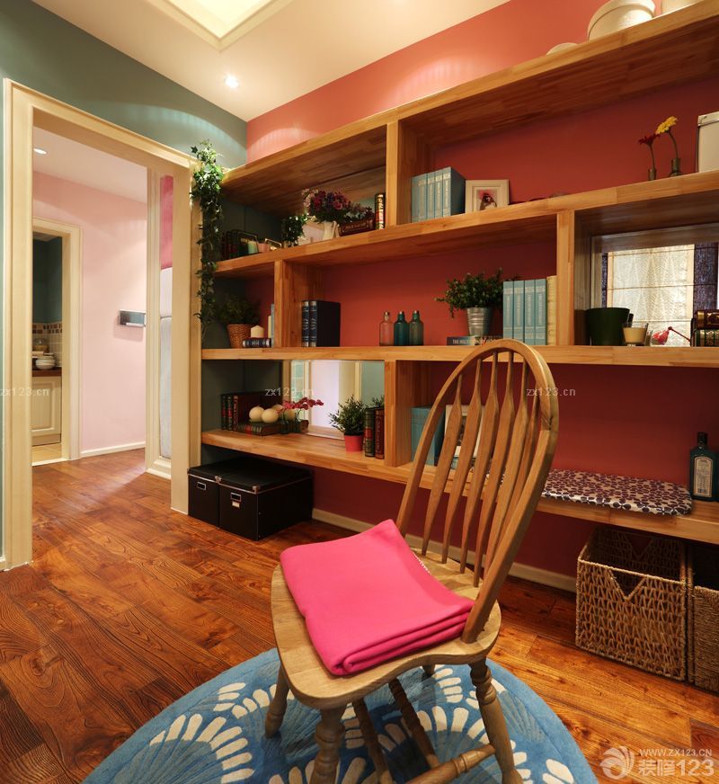 书房装修颜色实景图