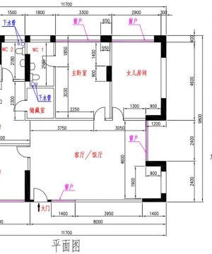 2023新房三室一厅平面图片