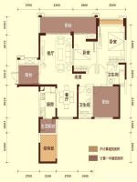 2025新房三室两厅两卫平面图片欣赏