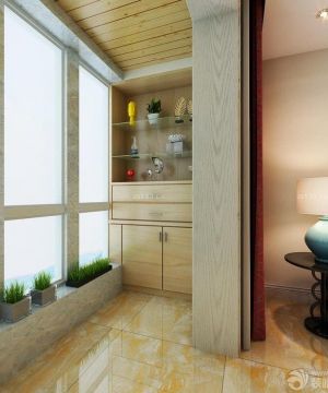 现代时尚家庭阳台瓷砖装修案例大全