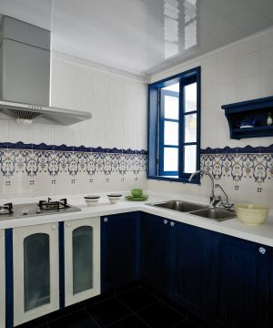 最新地中海风格厨房墙砖贴图设计案例