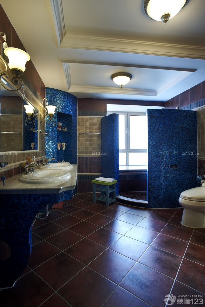 地中海卫浴装修效果图片大全