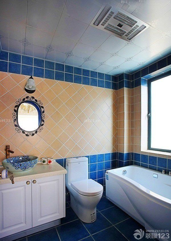 2025地中海卫浴装修效果图片欣赏