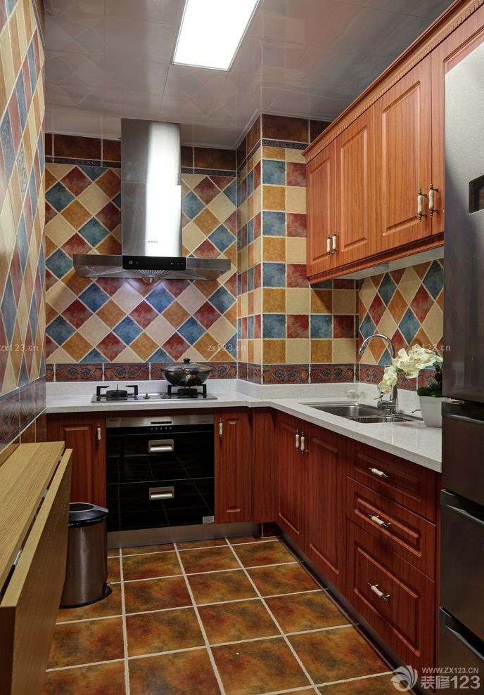 2023家装厨房墙砖颜色贴图欣赏