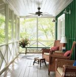 田园风格阳台吊顶装修案例大全