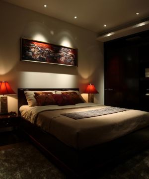 10平方米卧室现代中式家具装修实景图片