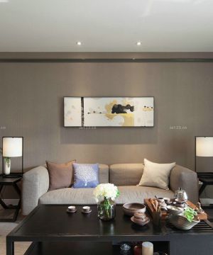 2025家装客厅装饰画装修效果图片