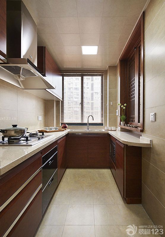 混搭风格厨房瓷砖颜色装修图片大全