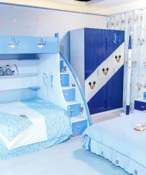 最新95平房屋地中海风格儿童房设计效果图