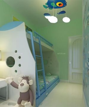 最新95平房屋地中海风格儿童房装修图片