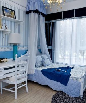78平米小户型房子地中海风格儿童房设计图片欣赏