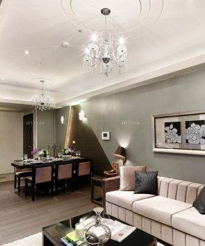 2025现代客厅布艺沙发设计效果图