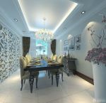 最新现代风格饭厅吊顶造型设计图片大全