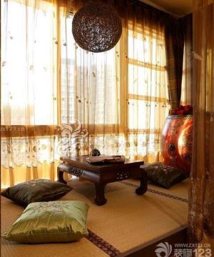 小户型内阳台榻榻米装饰设计图效果图欣赏