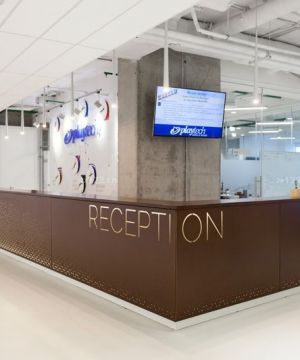 企业形象墙设计装修效果图片欣赏2025