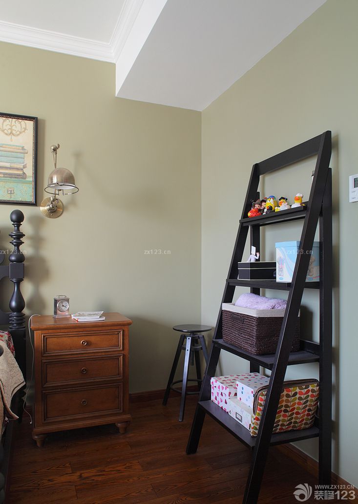 主卧室置物架装修效果图大全2025