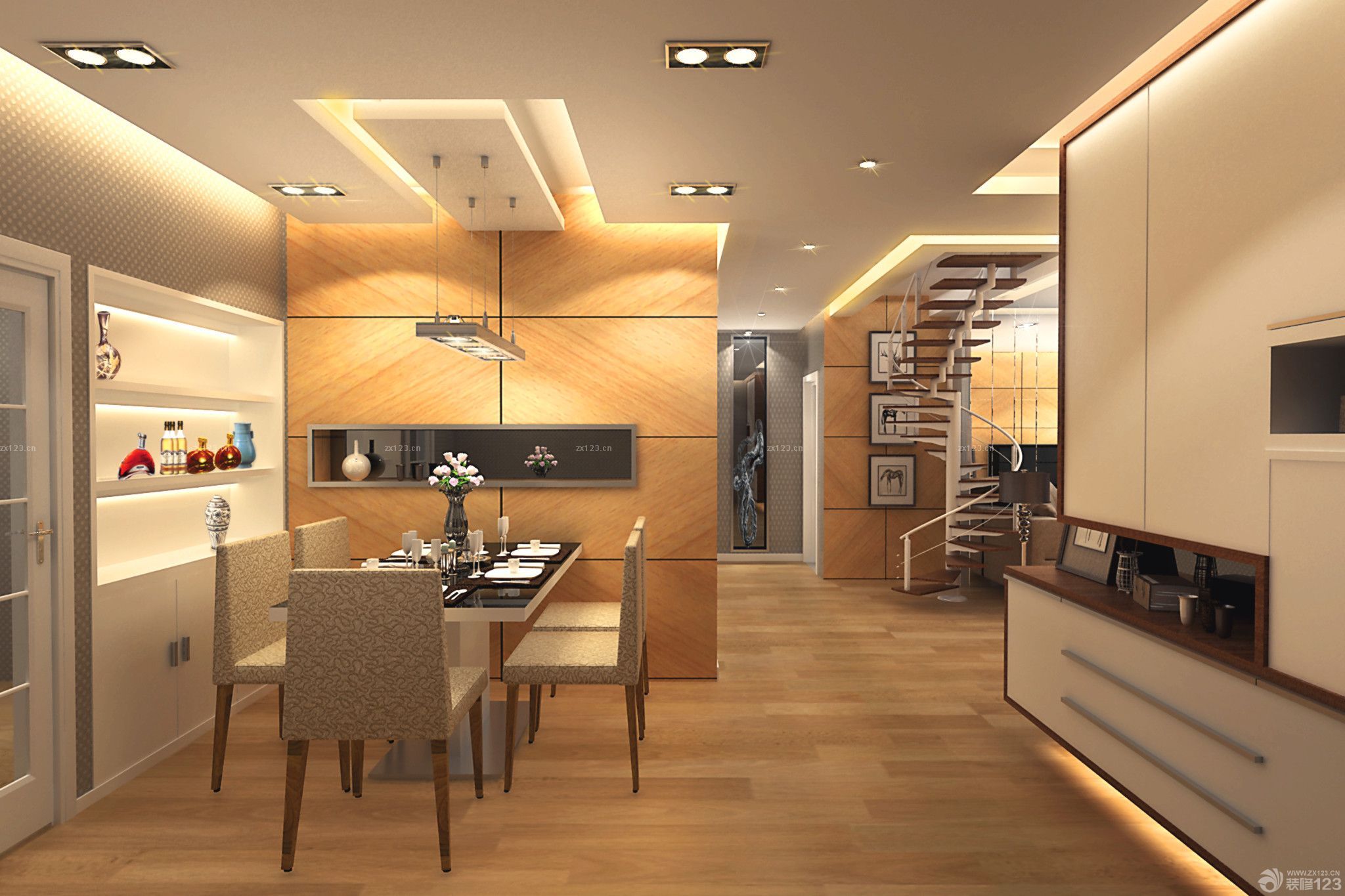 2025简欧混搭风格家装餐厅装修效果图片