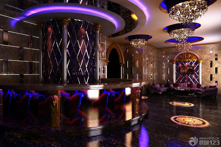 2025最新欧式ktv大厅吊灯装饰图片大全