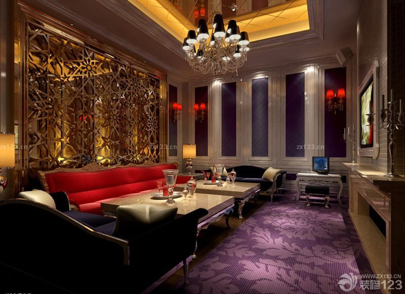 2025最新欧式ktv包间背景墙设计图片大全