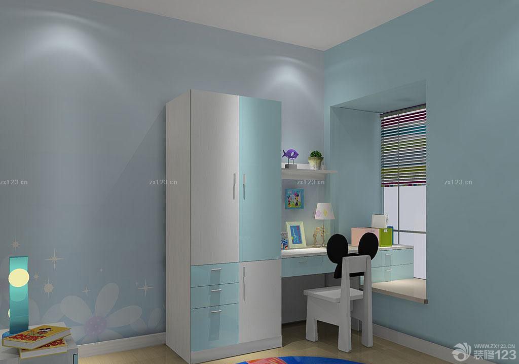 50平米房子儿童房墙纸装修效果图 