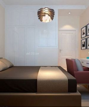 家装卧室兼书房装修效果图片欣赏