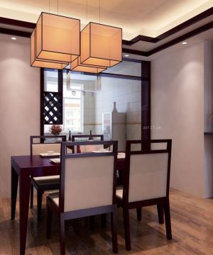 2023最新中式风格日式餐厅装修效果图 