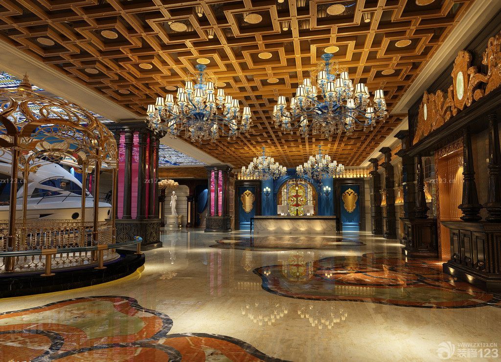 2025经典ktv大厅吊顶造型设计图片