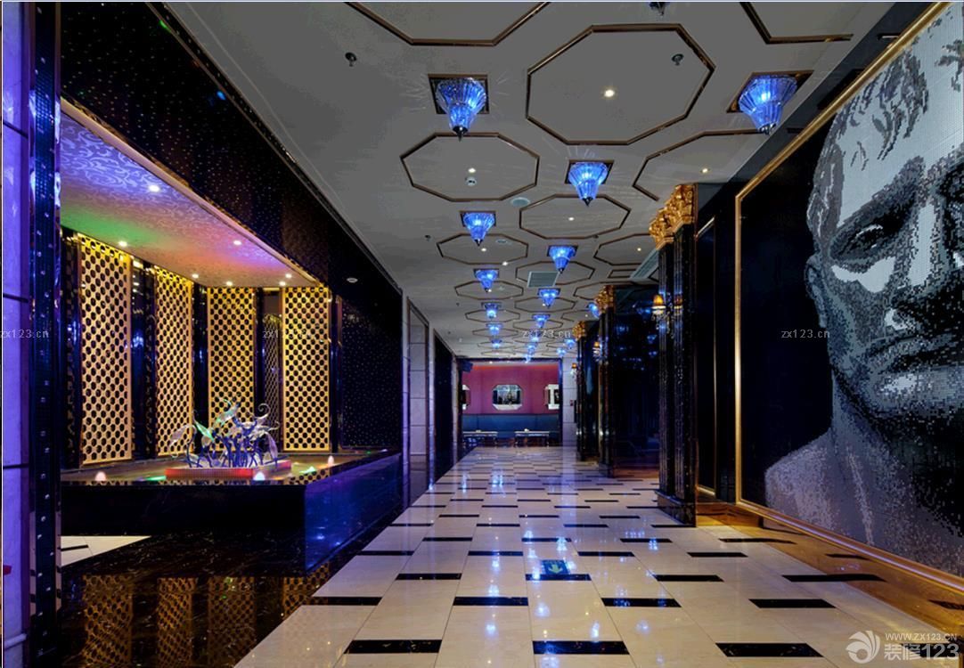 ktv大厅吊顶设计实景图片大全