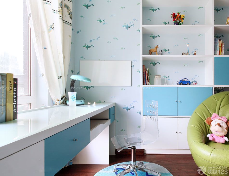 儿童房家具组合柜装修案例大全2025