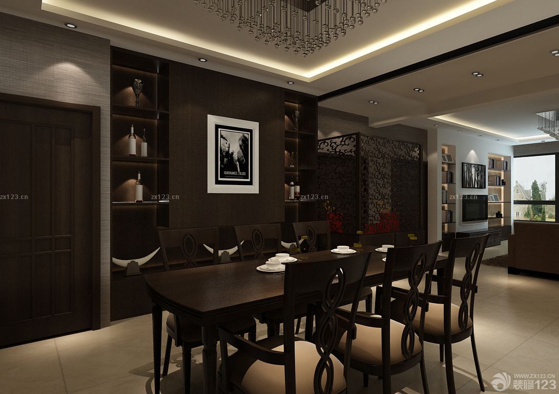 家装酒柜设计效果图欣赏