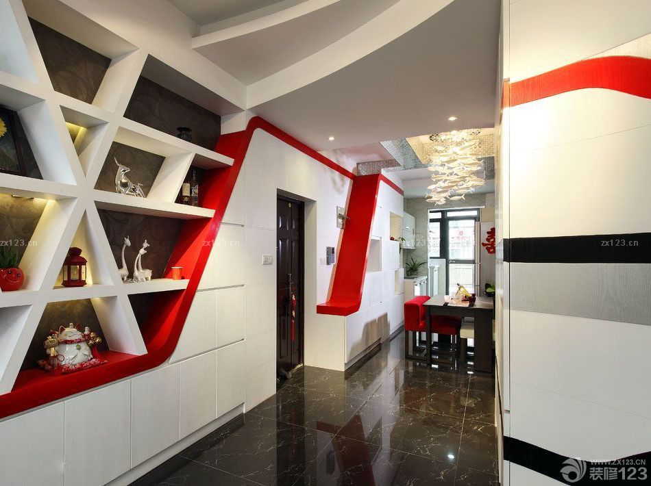 2025走廊玄关博古架图片大全